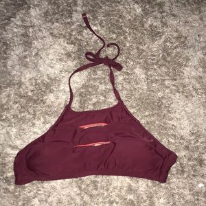 Halter bikini top